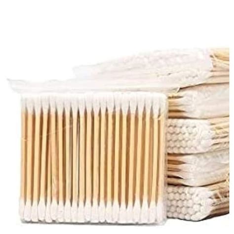 Buy Ear Cleaning Eco Friendly and Biodegradable Wooden Cotton Earbuds ...