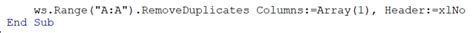 Image result for How to Remove Duplicates in Excel Using VBA
