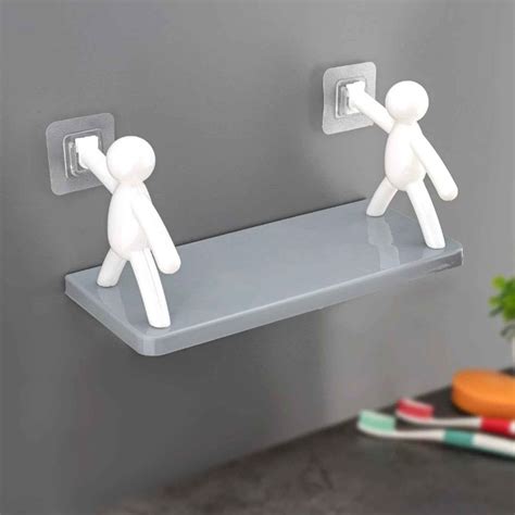 Self-Adhesive Floating Wall Shelf (Human Figurine) – 69KART