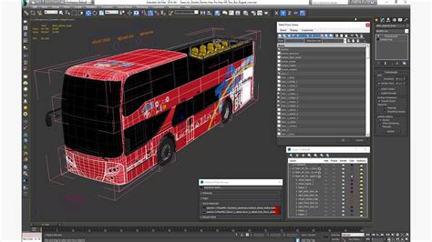 3D Open Air Double Decker Hop-On Hop-Off Tour Bus Rigged model | 3D ...