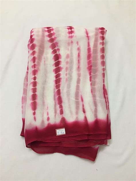 Tie and dye georgette fabric – Akrithi