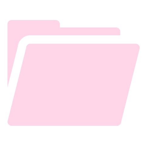 Pink Folder Icon