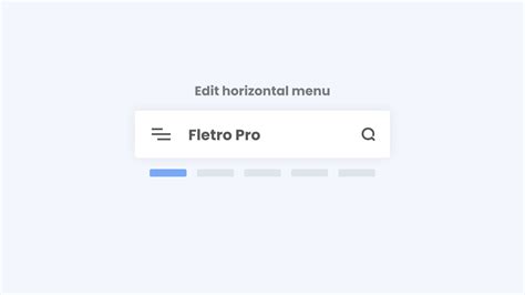 Image result for Horizontal Menu Hidden