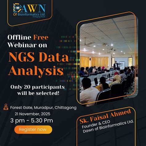 Offline Free Webiner on NGS Data Analysis, Forest Gate, Muradpur ...
