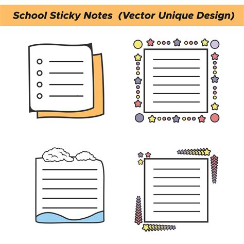 School Sticky Notes 的图像结果