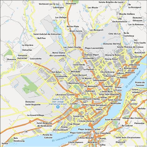 Image result for Quebec City Map
