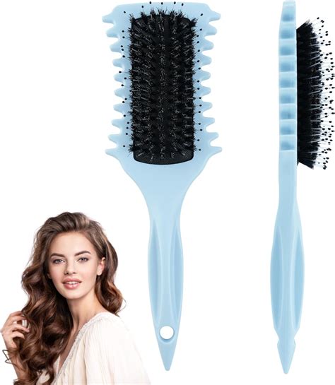 Amazon.com : Curl Defining Brush with Hair Clip, Curly Hair Brush for ...