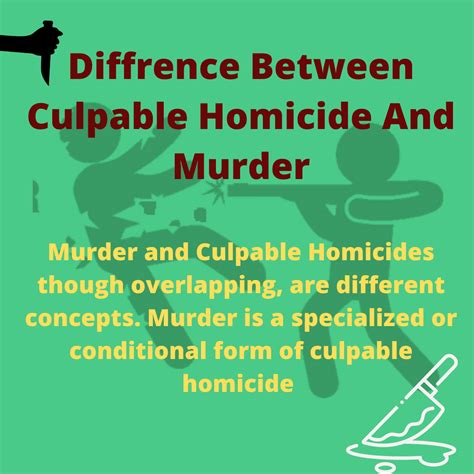 What Is The Difference Between Culpable Homicide And Murder? : EduMound