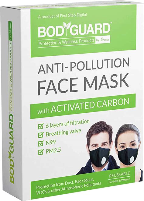 Buy BODYGUARD N95 + PM2.5 ANTI POLLUTION FACE MASK WITH VALVE AND ...