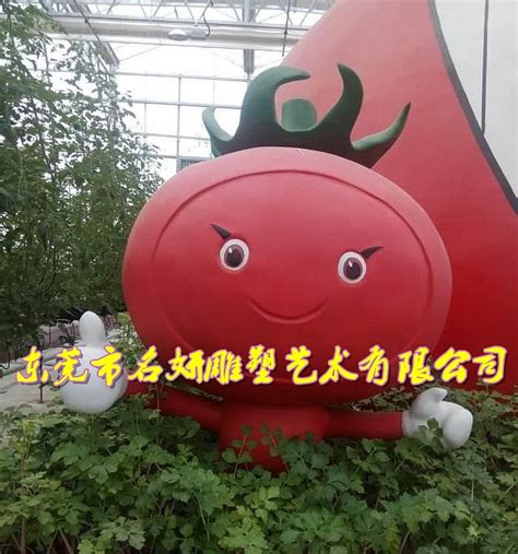 温室大棚迎宾吉祥物仿真装饰大型西红柿雕塑像景观摆设_名妍雕塑何总监-站酷ZCOOL