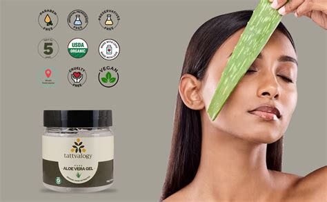 Tattvalogy Aloe Vera Gel 150g or 200ml | Treat Fine Lines, Wrinkles ...