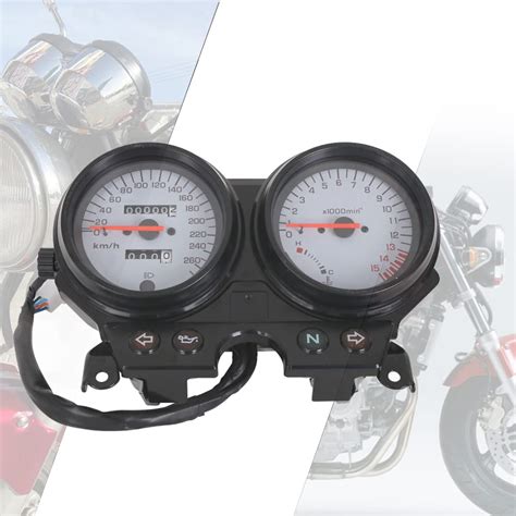 Fast Pro Motorcycle Tachometer Odometer Instrument Speedometer Gauge ...