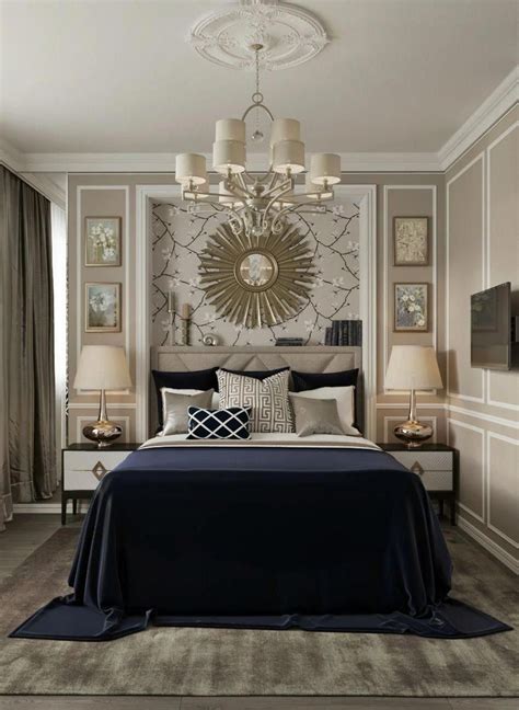 blue and gold bedroom ideas