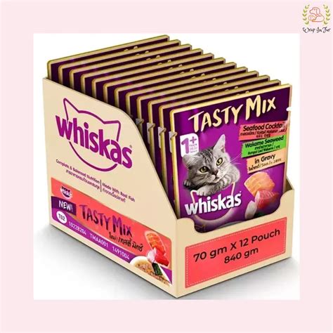 Whiskas Cat Treat with Real fish and seafood cocktail – Wrapinfur