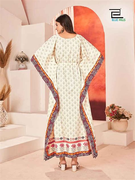 Blue Hills Stare Vol 25 Crape Kaftan - 8347237428