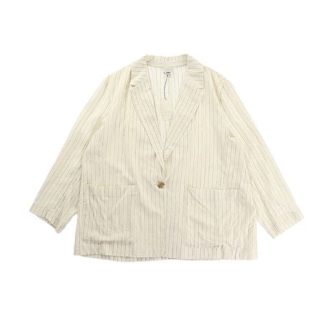 【FIFTY-FIFTY】DEADSTOCK stitch stripe design easy tailored jacket -9464 ...