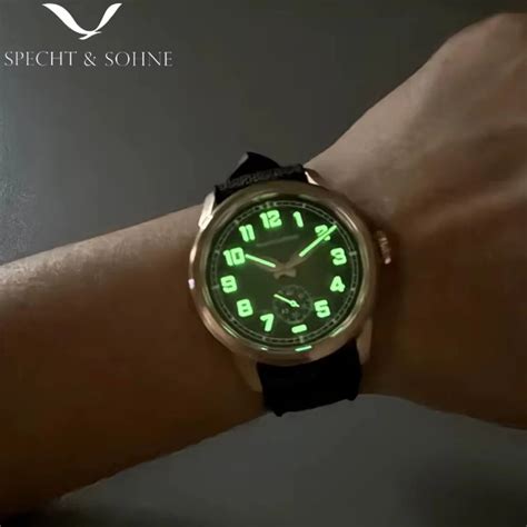 Specht & Söhne Men's Watches Mechanical Watches Japan C3 Luminous Stai ...