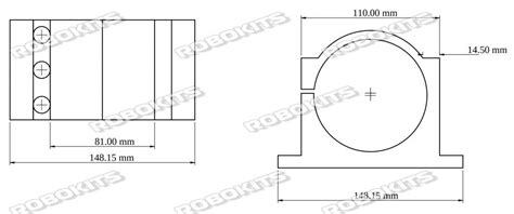 Spindle Mounting Fixture 80mm Spindle Mounting Fixture 80mm [RMCS-7302 ...