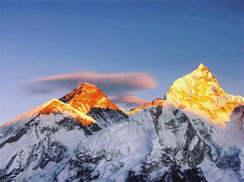 Mount Everest (Sagarmatha) Highest mountain of the world