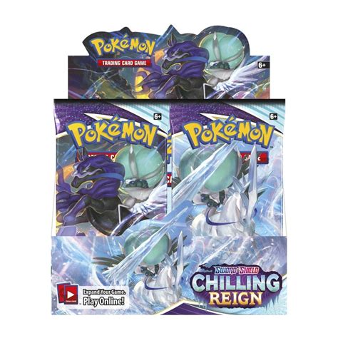 Pokémon TCG: Sword & Shield-Chilling Reign Booster Display Box (36 ...