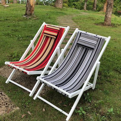 户外沙滩椅_专供户外沙滩椅实木牛津帆布椅便携午休木质 - 阿里巴巴