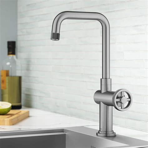 Buy Urbix Industrial Single Handle Kitchen Bar Faucet in Spot-Free ...