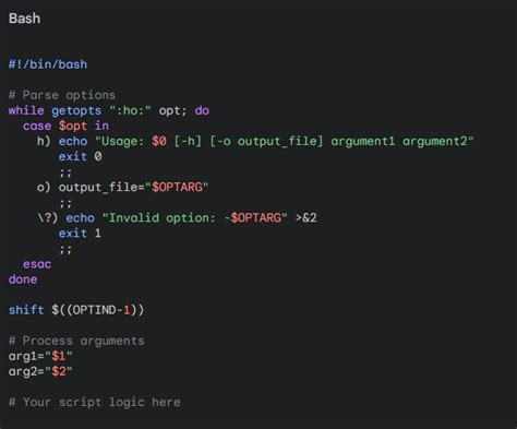 Image result for Bash Script Command Line Arguments