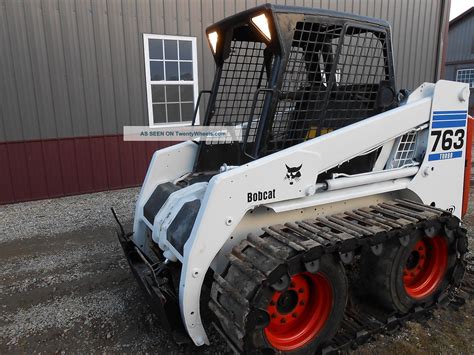 2001 763 G Bobcat Skid Steer Steel Track Loader