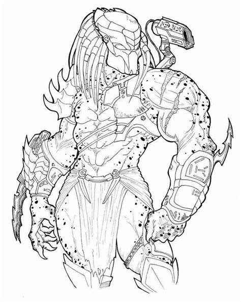 Image result for Alien vs Predator Coloring Pages