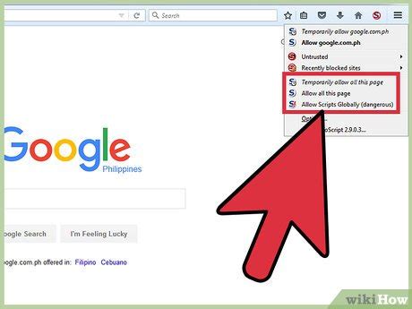 How to Enable JavaScript in Firefox 的图像结果