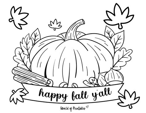 Coloring Pages Fall Printable