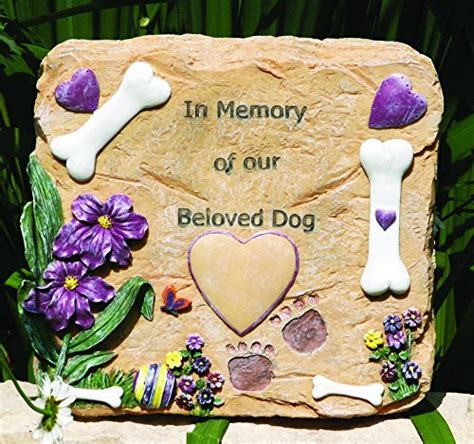 Dog Memorial - In Memory of our Beloved Dog - Pet Memorial Stone - Loss ...