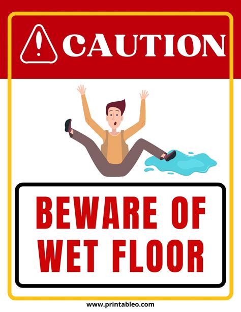 47+ Printable Wet Floor Signs | Free Download