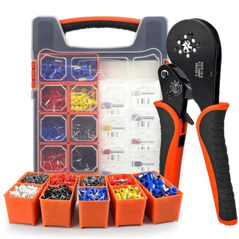Jual 2200PCS Ferrule Crimping Tool Kit –AWG30-5 Self-Adjusting Wire ...