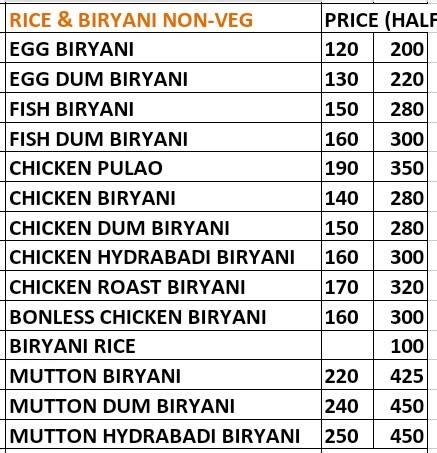 Menu at DnD Spicy veg and nonveg restaurant, Anuppur