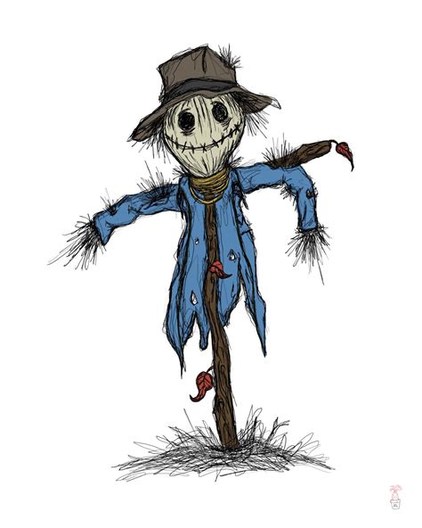 scarecrow drawing