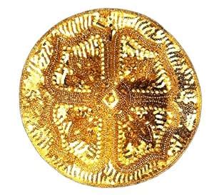 Buy YWULY: Poleyster placemats, Beaded Design,14 INCH, Best for Bed ...