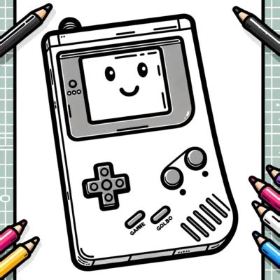 Image result for How to Draw a Gameboy Color