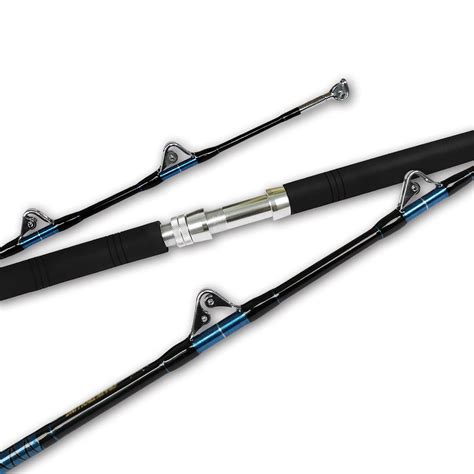 Fiblink Saltwater Offshore Trolling Fishing Rod Big Game Heavy Spinning ...