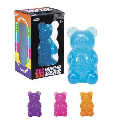 Snapklik.com : Schylling NeeDoh Gummy Bear - Sensory Fidget Toy