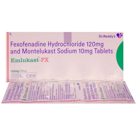 Emlukast-FX Tablet | Uses, Side Effects, Price | Apollo Pharmacy