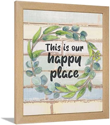 Chaka Chaundh - This is our Happy Place Wall Framed Posters - Home ...