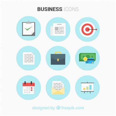 Business icons | Free Vector