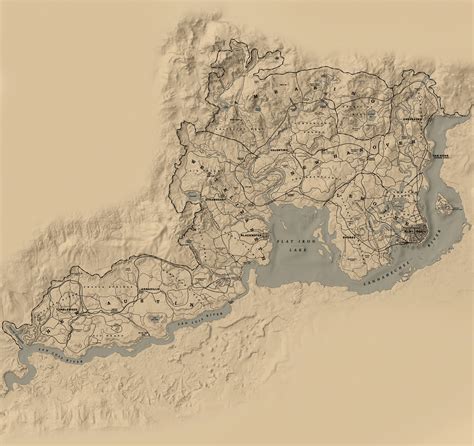 Image result for RDR2 Town Map