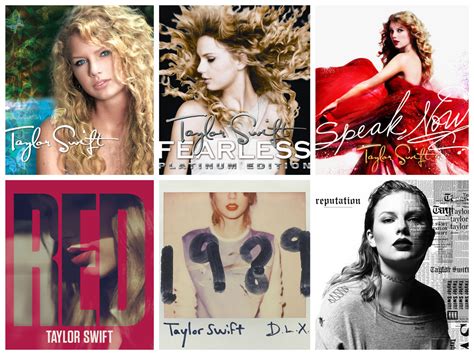PACK - Taylor Swift - iTunes Studio Album Discography 2006-2017 ...