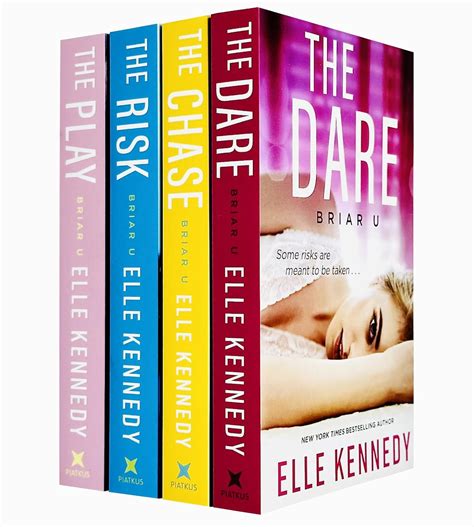Elle Kennedy Briar U Series Collection 4 Books Set (The Chase, The Risk ...