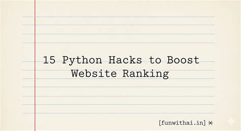 Image result for Python Life Hacks