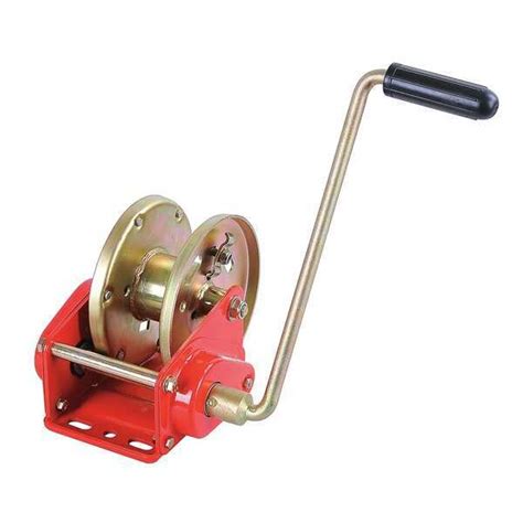 Dayton Hand Winch w/Brake, Spur Gear 12U380 | Zoro