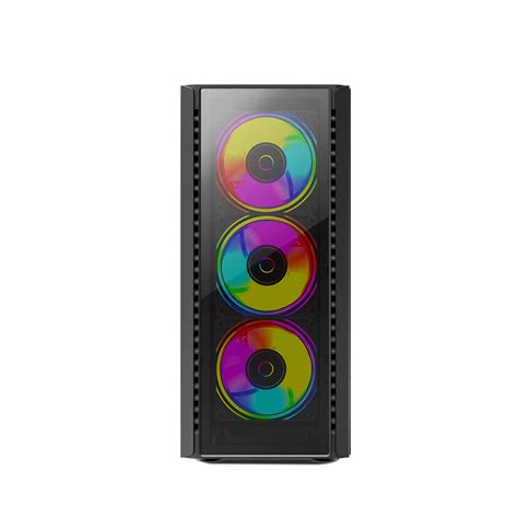 Circle Elegantor X3 RGB with 120 mm 4 RGB Fans, Front Mesh Panel, Front ...