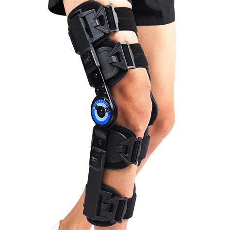 Buy Orthomen Hinged ROM Knee Brace, Post Op Knee Brace for Recovery ...